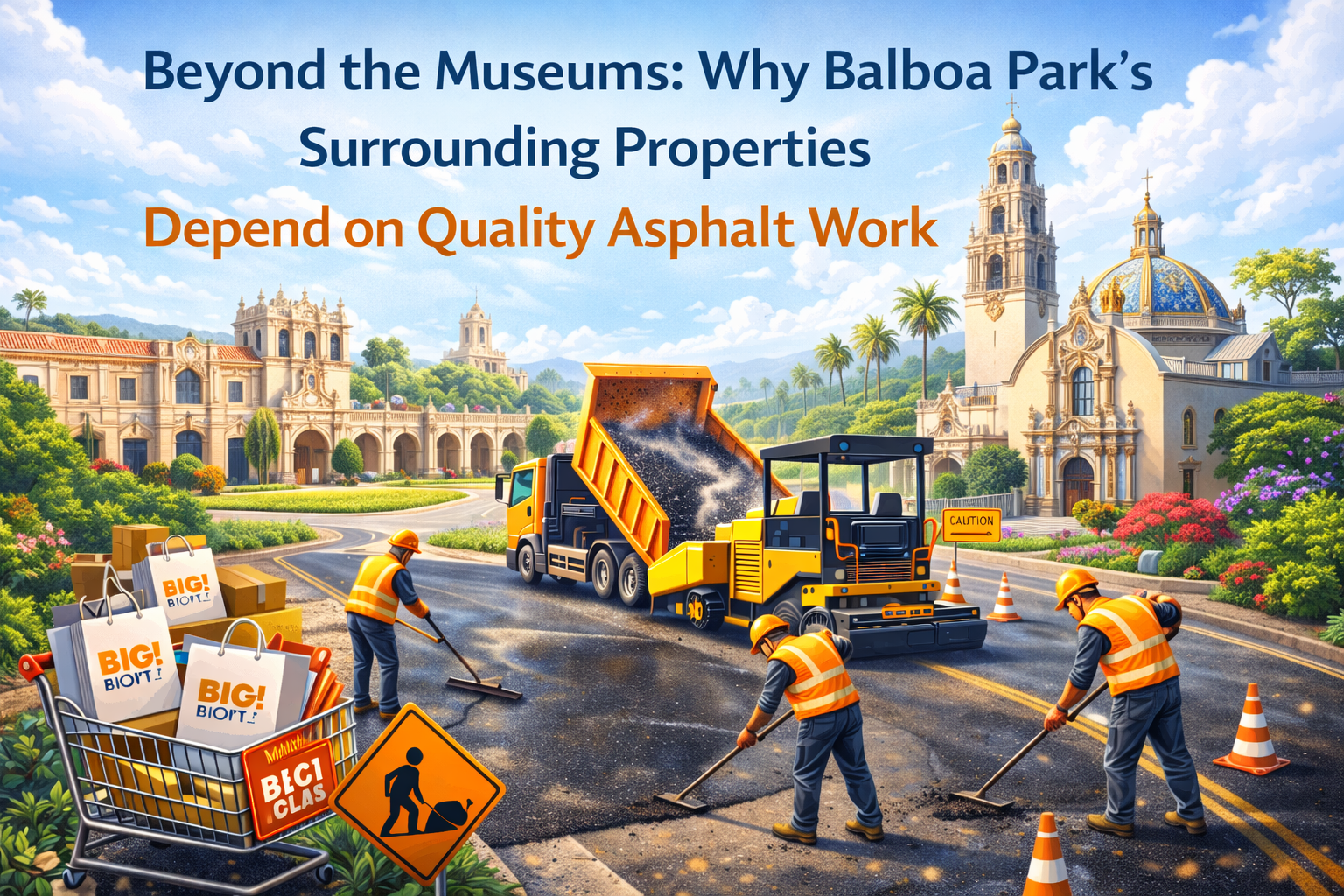 Beyond the Museums- Why Balboa Park's Surrounding Properties Depend on Quality Asphalt Work
